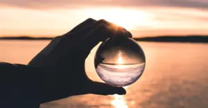 Professional noticing recurring patterns in work environment reflecting heightened self-awareness after TMS profiling